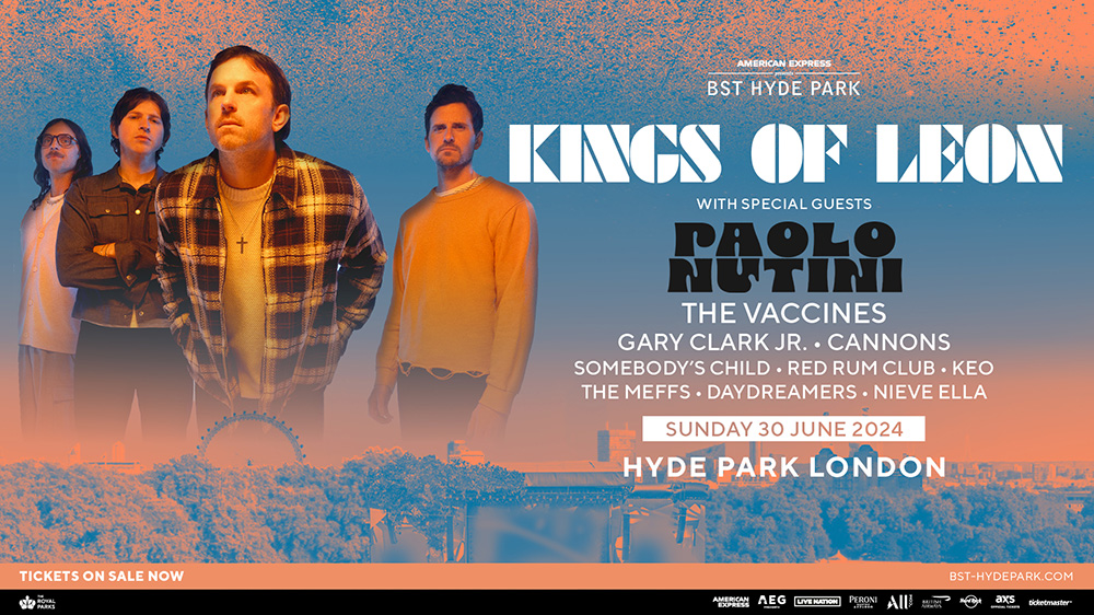 Kings of Leon BSt Hyde park Sunday 30 June 2024